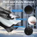 Outdoor Faucet Covers for Winter, 10.2" H x 6.88" W Outdoor Water Faucet Cover Socks for Winter Freeze Protection Waterproof Reusable Hose Bibs Insulated Spigot Cover, 6 Pack