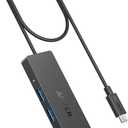 Anker USB C Hub 4 Ports, Multiple USB 3.0 Hub with 5Gbps Data Transfer, Extender for Type C Port Laptop, PC, Desktop and More (2 ft USB-C Connector, Charging Not Supported)