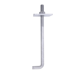 HROMIGRY 5/8” x 8” Concrete Anchor Bolts (10 Pack) L Shaped, HotDip Galvanized