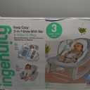 Ingenuity Keep Cozy 3-in-1 Grow with Me Vibrating Baby Bouncer, Seat & Infant to Toddler Rocker, Vibrations & -Toy Bar, 0-30 Months Up to 40 lbs (Weaver)