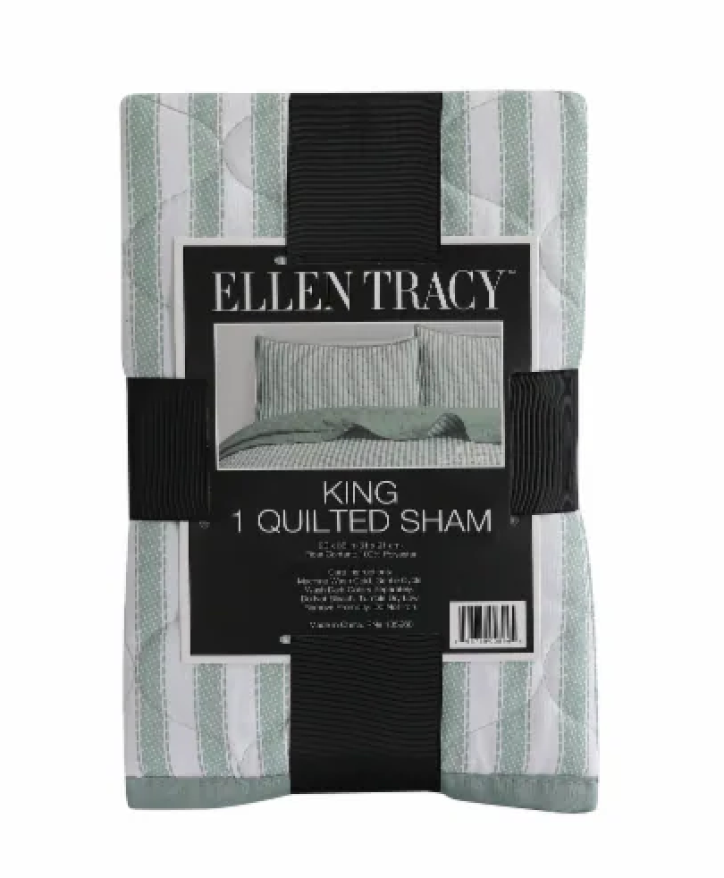 King 1 Quilted Sham 20x36in 100% Polyester