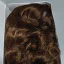 Short Brown 1920s Wig for Women Gatsby roaring 20s Finger Wave Party Synthetic Full Vintage Wigs for Womens Lady Cosplay Costume Fancy Dress 1920 Flapper Wig