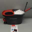 O-Cedar EasyWring Microfiber Spin Mop, Bucket Floor Cleaning System, Red, Gray, Standard