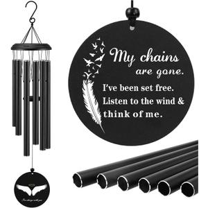 Sympathy Wind Chimes Loss Loved-One - Memorial Gifts for Loss of Mother Father Husband Son, Windchimes in Memory of a Loved One Bereavement