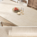VEELIKE Cream Beige Granite Contact Paper for Countertops Waterproof Peel and Stick Matte Limestone Countertop Contact Paper 24''x118'' Self Adhesive Beige Marble Wallpaper for Kitchen Counter Top
