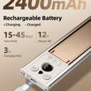 EZVALO 5-Pack Under Cabinet Lighting, 2400mAh Rechargeable Motion Sensor Light, 10inch Magnetic Closet Lights with Dimmable & 3 Color Temps, Wireless Motion Activated Lights with Remote for Kitchen