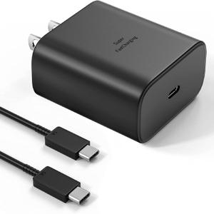 45W USB C Super Fast Charger, for iPhone 16/16 Pro Max/15 Series/iPad Pro and More, Type C Charger, Samsung Charger Super Fast Charging for Samsung Galaxy S25/S24/S23/S22/Plus/Ultra/FE,Z Fold, Galaxy Tab