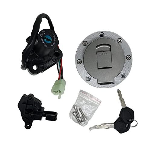 XDF Ignition Cap, Powersports Gas Cap, Silver, Metal Plastic, Chrome, Compatible For Yamaha XJR400 1996-2002, XJR1200 1994-1998, XJR1300 1994-1998, YZF600R 1996-2003, YZF1000 1997-1998, Motorcycle