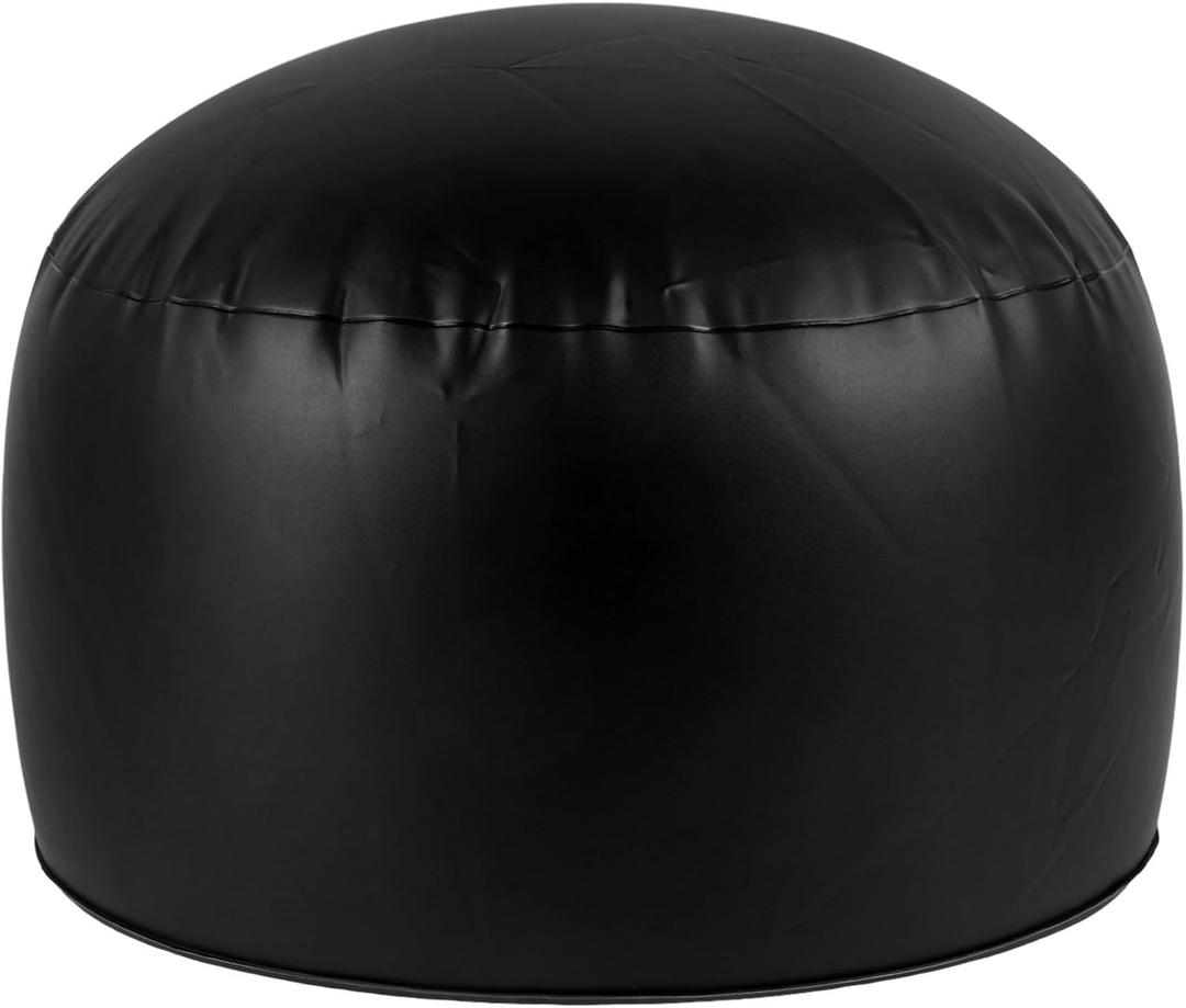 Inflatable Hat Display: Black Plastic Hat Holder Round Portable Hat Holder for Rack Multiple Hats