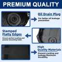 MITZONE Transmission Oil Pan with Bolts Compatible with 2013-2022 Ram 1500 2500 3500 Dodge Durango Challenger Charger Jeep Grand Cherokee Chrysler 300 8 Speed Trans