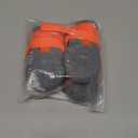 XSY&G Dog Boots,Waterproof Dog Shoes,Dog Booties with Reflective Strips Rugged Anti-Slip Sole and Skid-Proof,Outdoor Dog Shoes for Small Medium Large Dogs 4Pcs Orange-Size 3