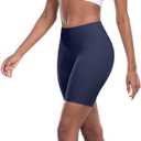 CHRLEISURE High Waisted Spandex Biker Shorts, Workout Booty Soft Yoga Shorts for Women (XL)