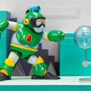 Jada Toys Mega Man Wave 3 Bubble Man Action Figure 1:12 Deluxe Scale 6" Tall, Fully Articulated, Collector Packaging