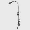 Agese Reading Lamp Wall Sconces Light LED 3W Warm White 3000K Plug for Reading Books (Black 2pcs 3000K Cord)
