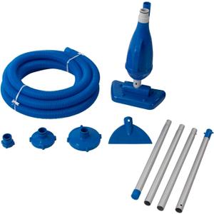 DIMAR GARDEN Pool Vacuum Cleaner System with Filter, Pole, Hose, Wall Adapter, Portable Handhold