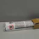 UNISHADES no Drill Cordless Roman Shades for Windows, 24" W 64" H - Light Filtering - Linen - White