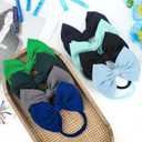 YanJie 24PCS Baby Girls Headbands 4.5 Baby Bow Hair Bows for Newborn Infant Toddler Kids Girl Hair Accessories Super Soft Nylon Hairwarp