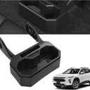 MIKKUPPA Backseat Cup Holder - Replacement for 2024 2025 Chevy Chevrolet Trax Accessories, Console Mounted Back Seat Floor Storage Organizer for Rear Drink Holder