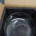 Qinyoung 2 Pack Large Trifle Bowls with Lids 9 Inch and 6.9 Inch Clear Glass Large Salad Bowl for Cake, Baking, Dessert, Fruit and Party DIY with 5 Pcs Wood Serving Utensils, Microwave Dishwasher Safe