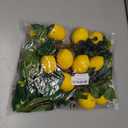 13 Inch Artificial Lemon Branches (6 Pack), Lifelike Faux Fruit Lemon Blueberry Stems for Home Decor Wedding Flower Arrangements Holiday Decorations