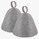 JaGely Sauna Hat for Men Women Wool Sauna Hat Vaporarium Cap Russian Banya Cap for Bath House Accessories