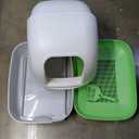 Purina Tidy Cats Hooded Litter Box System, BREEZE Hooded System Starter Kit Litter Box, Litter Pellets & Pads