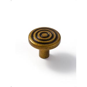 Cabinet Knobs 10 Pack Antique Brass Round