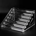 SUTOKAKA Nail Polish Organizer Clear Acrylic Eyeglasses Display Holder Essential Oil Storage Rack Makeup Stand Tray - 7 Layer