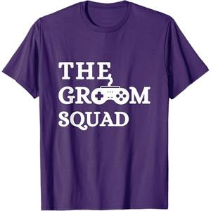 Groom Squad Wedding Bachelor Party Groomsmen Game Party T-Shirt S