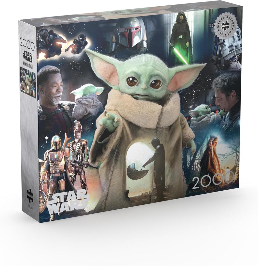 Buffalo Games - Silver Select - Star Wars - Grogu's Journey - 2000 Piece Jigsaw Puzzle for Adults -Challenging Puzzle Perfect for Game Nights - Finished Size is 38.50 x 26.50