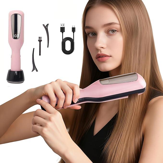 yaxiuuy Professional Split End Trimmer, Removes Split Ends and Broken Hair Tips Quickly and Effectively, with LED Display, Dead Ends Trimmer for Dry, Brittle Hair