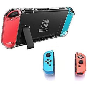 LNtech 3 in 1 Dockable Crystal Clear Cover Case Compatible with Nintendo Switch and Joy-Con Controller (for NS)