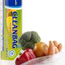 CLEANWRAP Food Storage Roll Bags (9.84 * 13.78-200 PCS) - Mother's Day Gifts for Mom, Mini Plastic Bags for Bread and Produce (Medium)