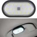 CYDZSW Car LED Dome Lights Interior Wireless,Trunk Light,USB Rechargeable Battery Powered Inside Ceiling Roof Light for Cars RV UTV and Truck (18LED)