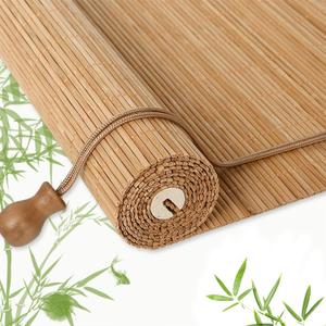 Bamboo Blinds for Interior Windows, Custom Bamboo Shades | Roller Shades for Indoor Window and Outdoor Patio, Easy to Install for Decks, Porches & Backyards 45"W x 64"H