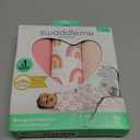 SwaddleMe by Ingenuity Monogram Collection Baby Swaddle, 100% Cotton, Improves Sleep & Calms Startle Reflex, 0-3 Months, Pocket Fold Design for Easy Changes, 1.0 TOG, 3-Pack - Rainbow