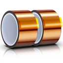 Outus 2 Rolls 50mm x 33m Total 216ft Heat Sublimation Tape High Temperature Transfer Tape Heat Resistant Polyimide for Electronics 3D Printers DIY Crafts (Dark Brown)