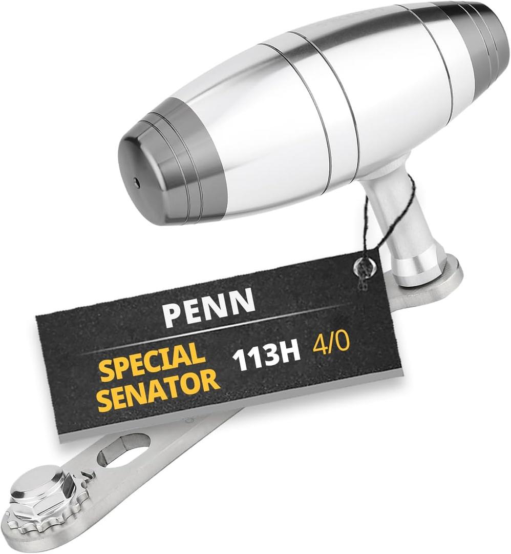GOMEXUS Power Handle for Penn Special Senator 113H 114H Fishing Reel Handle (85MM)