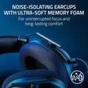 Razer BlackShark V2 Pro Wireless Gaming Headset: Super Wideband Mic - Pro Tuned FPS Profiles - 50mm Drivers - Plush Noise Isolating Earcups - 70 Hr Battery - Bluetooth - for PC, PS5, Switch 2 - Black
