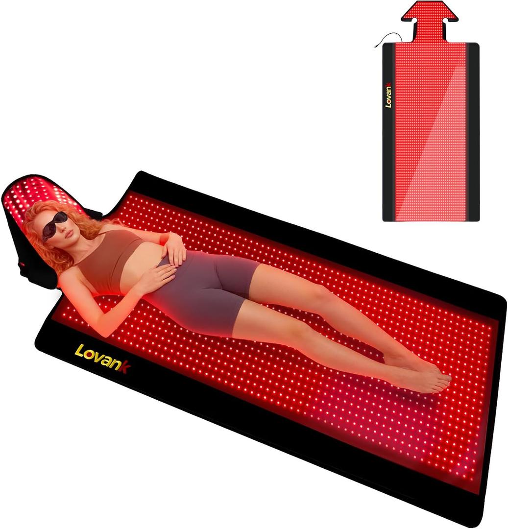 Red Light Therapy Mat for Full Body Pain Relief 80"x33" Infrared Red Light Blanket with 1,510 (660nm & 850nm) LEDs | Ideal for Body | Recovery | Skin Health