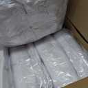 100 Pcs White Washable Removable Universal for Wedding Party Dining Banquet Polyester Spandex Stretch Slipcovers Chair Covers