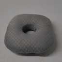 Ear Piercing Pillow for Side Sleepers with an Ear Hole for CNH and Ear Pain Ear Inflammation Pressure Sores, Cotton O-Shaped Side Sleeping Pillow, Ear Guard Pillow (Gray)