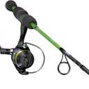 Lew's Crappie Thunder Spinning Reel and Fishing Rod Combo, 2-Piece IM6 Graphite Blank, Right or Left-Hand Retrieve