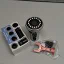 Pull Down Spray Head for Kitchen Faucet - Chrome Kitchen Faucet Head Replacement with 15 Adapters - 3 Function Sink Faucet Sprayer Nozzle with Pause