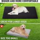 Dog Mat for Back Seat Extender for Dogs,Dog Bed for Car,Pet Cover for Hammock for Car,Hard Bottom Car Seat Cover for Dogs (Black, for Truck)