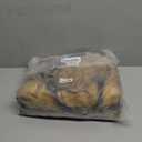 Women's Faux Fur Crossbody Tote Purse, Black Leather Handle Fluffy Fashion Shoulder Handbag (Brown)