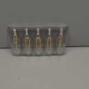 Ascher E12 LED Classic Candelabra Clear Light Bulb, 4W, Equivalent 40W, Warm White 2700K, Non-Dimmable, Filament Clear Glass, Pack of 5