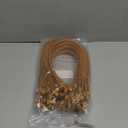 XINGO Gold 24 Inch Zip Ties Heavy Duty 100 Pack, 200 LBS Ultra Strong Plastic Wire Ties, Large Cable Ties Extra Long Tie Wraps, Indoor and Outdoor UV Resistant