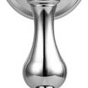 Solid Brass Cabinet Knobs with Polished Nickel Finish 2 Pack - Brass Drop Pulls for Dresser Drawers, Modern Kitchen Cabinet & Wardrobe Hardware, Durable Pendant Knobs for Bathroom Vanity