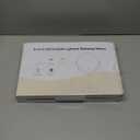 DEIOVWXS Makeup Mirror, 3000mAh Rechargeable Double-Sided Magnifying Vanity Mirror with 3 Colors, 1X/10X, 360 Rotation, Adjustable Brightness, Gifts for Mom, Women,Wife, Girls, Dorm Room Essential (Chrome)